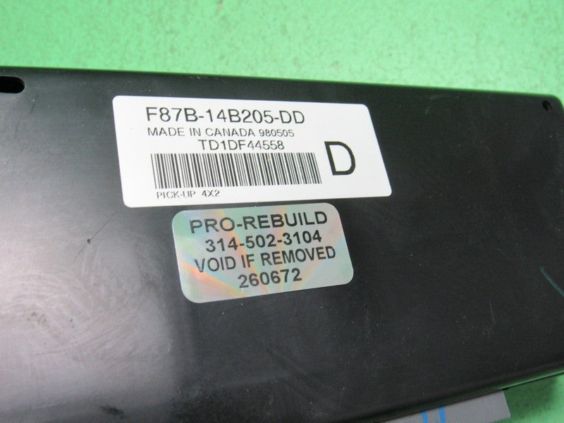 F87B-14B205-DD FORD RANGER B3000 B4000 BCM GEM MULTIFUNCTION MODULE RE