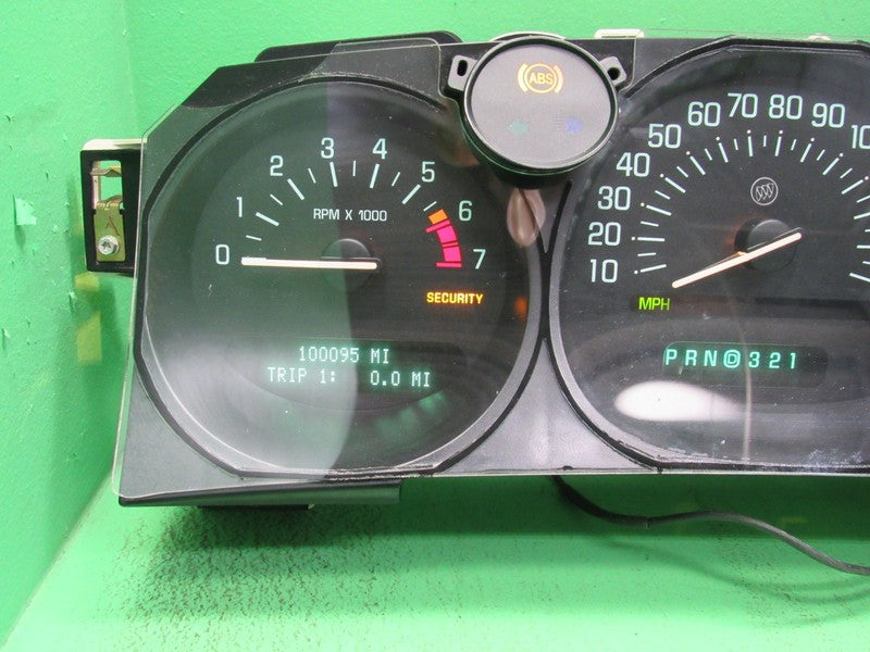00-01 BUICK LESABRE INSTRUMENT GAUGE CLUSTER GAUGES SPEEDO TACH MILEAG