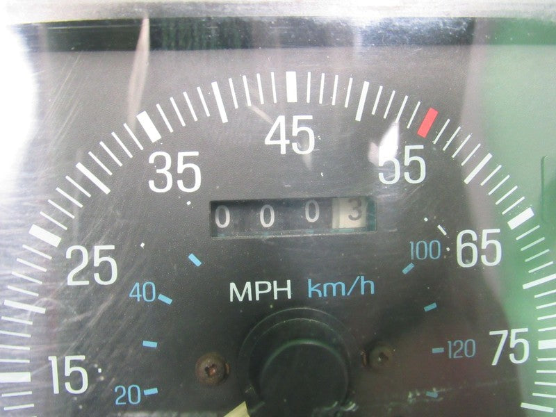 87-91 FORD F250 F350 DIESEL AT INSTRUMENT GAUGE CLUSTER SPEEDO TACH TE