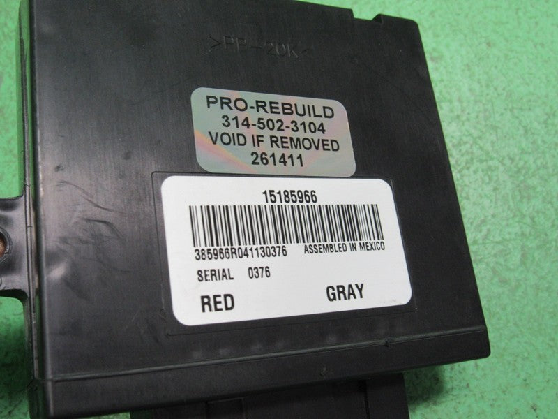 15185966 TAHOE ESCALADE YUKON SUBURBAN REAR A/C HVAC CONTROL MODULE RE