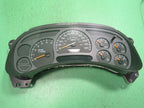 03-04 SILVERADO SIERRA TAHOE INSTRUMENT GAUGE CLUSTER MILEAGE PROG REB