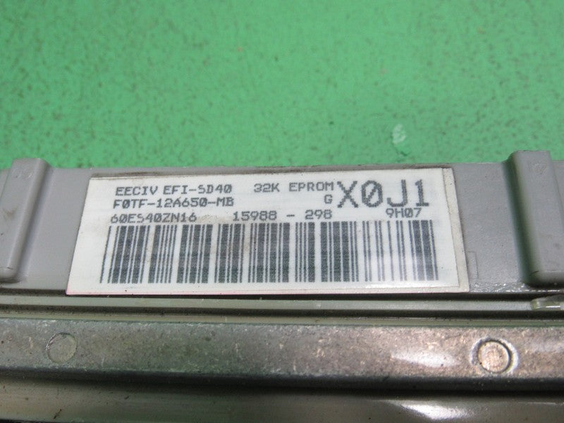 X0J1 F150 E150 4.9L AT ECU ECM PCM ENGINE COMPUTER F0TF-12A650-MB REBU