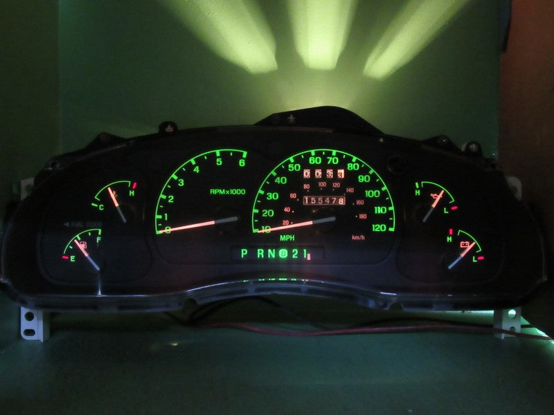 98-00 EXPLORER RANGER INSTRUMENT GAUGE CLUSTER SPEEDOMETER TACH 155K R