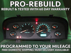 02-04 JEEP GRAND CHEROKEE WJ INSTRUMENT GAUGE CLUSTER MILEAGE PROG REB