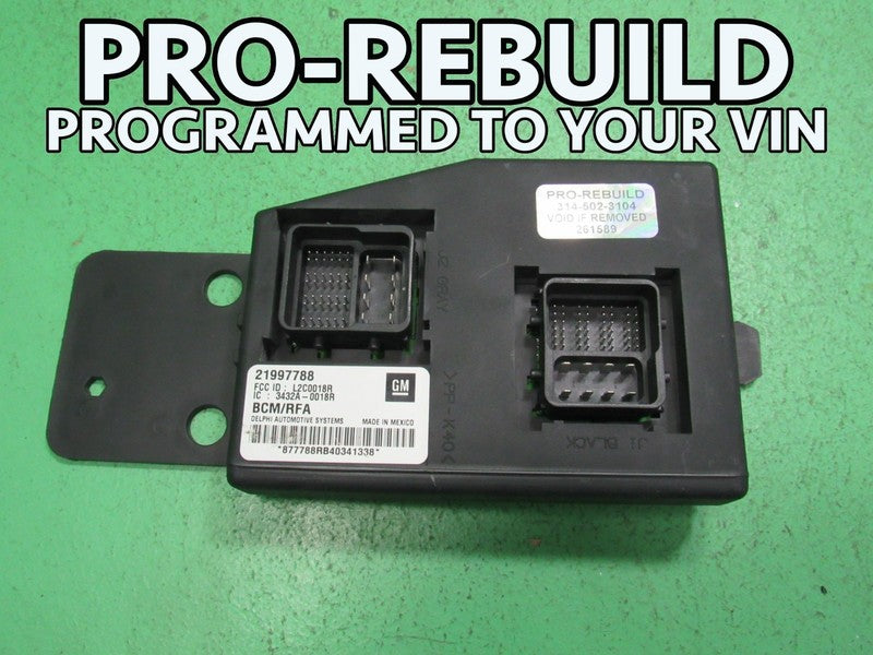 04 COLORADO CANYON BCM BODY CONTROL MODULE VIN AND MILEAGE PROGRAMMED 