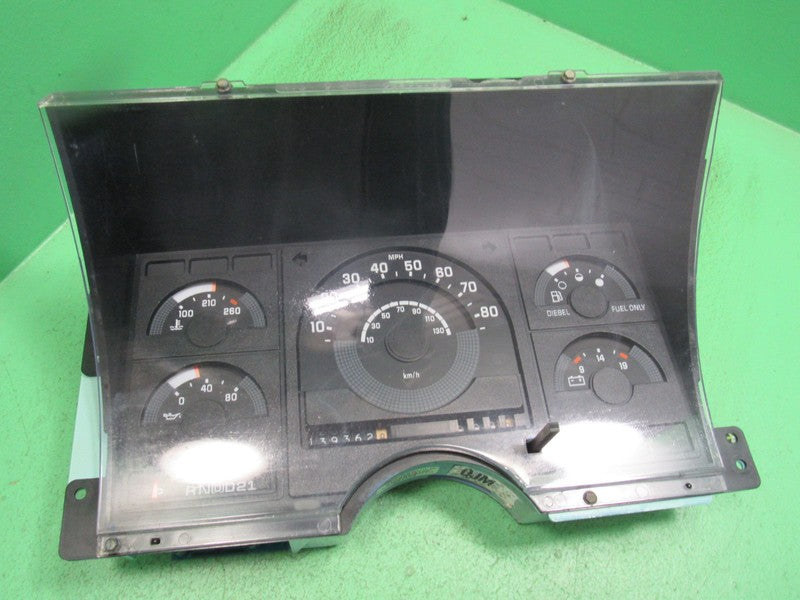 88-90 CHEVY C/K GMC DIESEL  INSTRUMENT GAUGE CLUSTER SPEEDO 139k REBUI