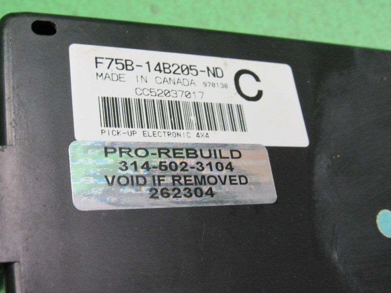 97 FORD F150 F250 4x4 4WD BCM GEM MULTIFUNCTION MODULE F75B-14B205-ND 