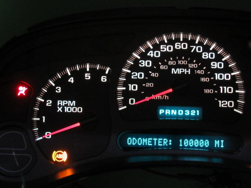 03-05 SILVERADO SIERRA TAHOE INSTRUMENT GAUGE CLUSTER MILEAGE PROG REB