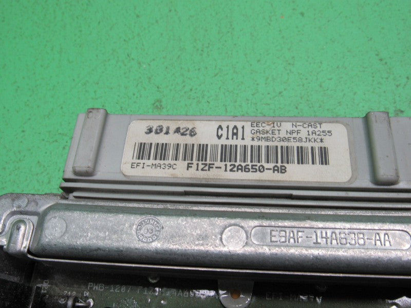 C1A1 91-93 MUSTANG 2.3 MT ECU ECM PCM ENGINE COMPUTER F1ZF-12A650-AB R