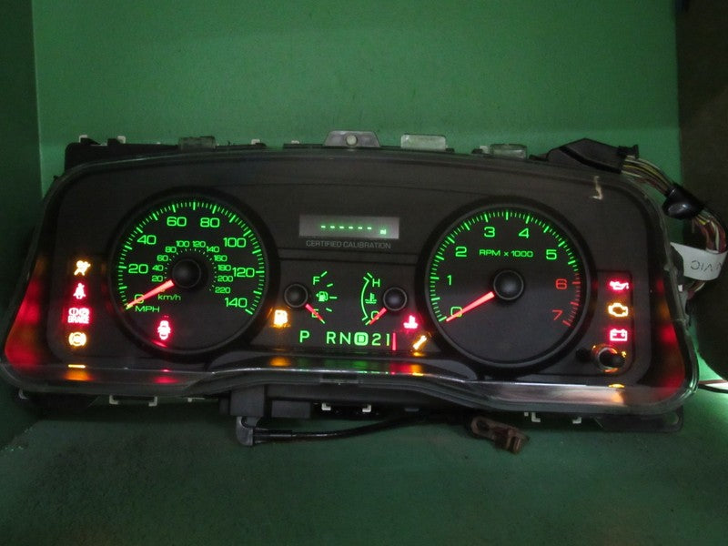 09-11 CROWN VICTORIA P71 INSTRUMENT GAUGE CLUSTER SPEEDO TACH MILEAGE 