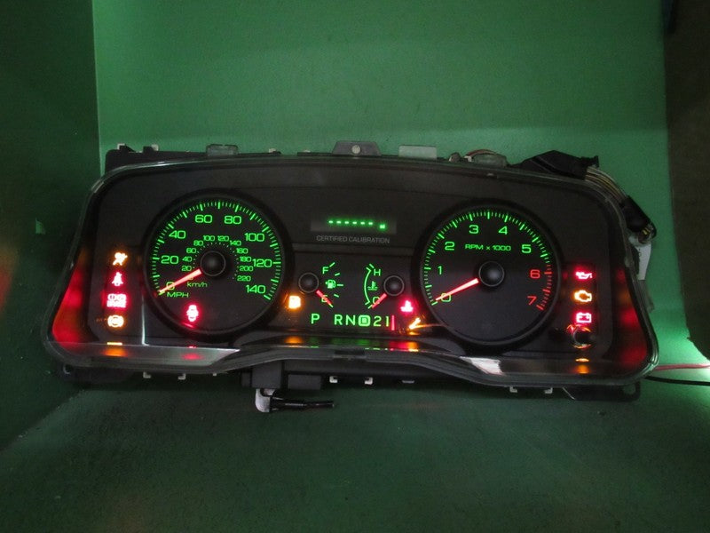 09-11 CROWN VICTORIA P71 INSTRUMENT GAUGE CLUSTER SPEEDO TACH MILEAGE 