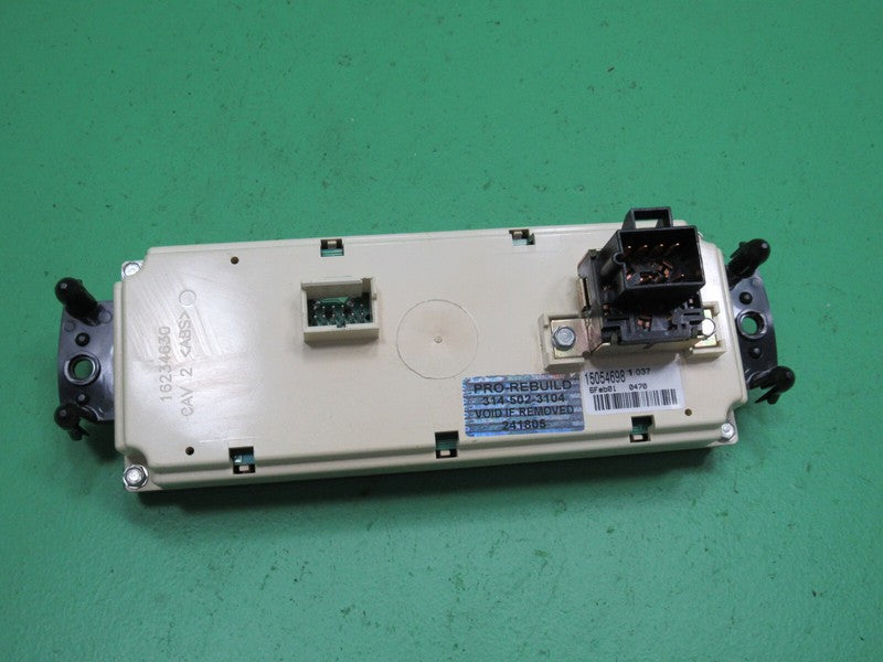 15054698 99-02 SIERRA SILVERADO YUKON AC MANUAL CLIMATE TEMP CONTROL R
