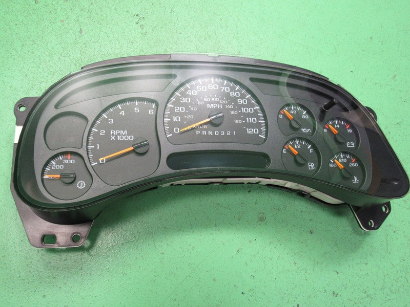 06-07 SILVERADO SIERRA INSTRUMENT GAUGE CLUSTER SPEEDO MILEAGE PROG RE