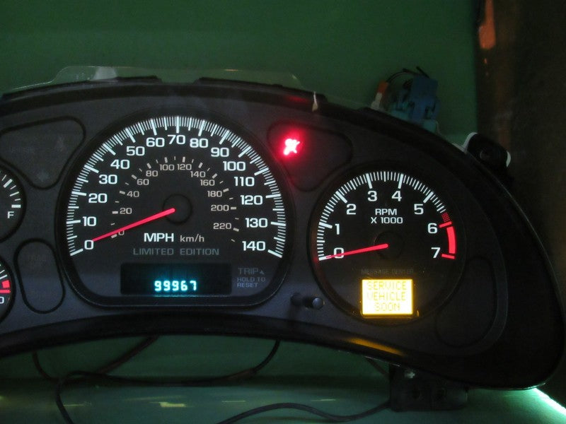 04-05 MONTE CARLO SS INSTRUMENT CLUSTER BOOST GAUGE REBUILT MILEAGE PR
