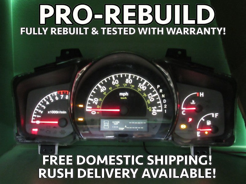 06-07 HONDA RIDGELINE RTL INSTRUMENT GAUGE CLUSTER SPEEDO TACH 251K TE