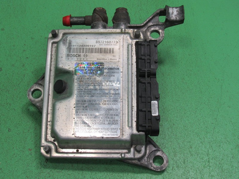 8972160773 01-04 SIERRA SILVERADO LB7 DURAMAX DIESEL INJECTOR FICM REB