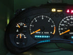 00 S-10 SONOMA HOMBRE AT INSTRUMENT GAUGE CLUSTER SPEEDO TACH MILEAGE 