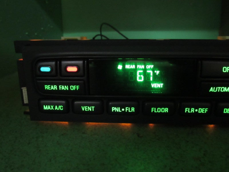 99-01 EXPLORER EATC AUTOMATIC CLIMATE HEATER CONTROL XL2H-19C933-AB RE