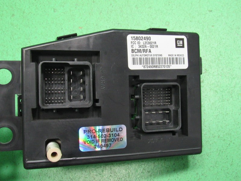 05-06 COLORADO CANYON i280 BCM BODY CONTROL MODULE VIN AND MILEAGE PRO