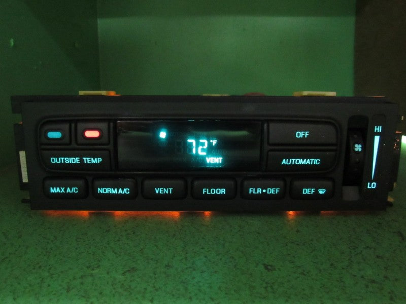96-97 TOWN CAR EATC AUTOMATIC CLIMATE HEATER CONTROL F7VH-19C933-AA RE