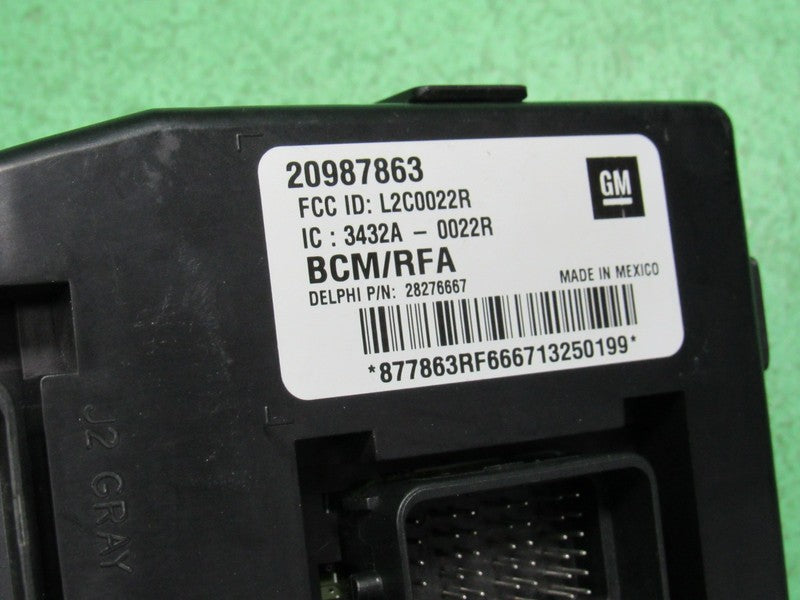 12 CHEVROLET COLORADO BCM BODY CONTROL MODULE VIN AND MILEAGE PROGRAMM