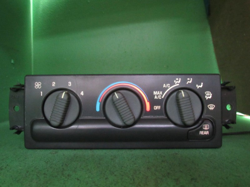 15098966 99-05 S10 BLAZER ENVOY C60 A/C MANUAL CLIMATE TEMP CONTROL RE