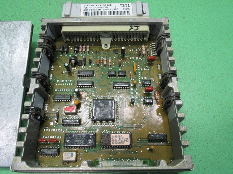 T2T1 FORD E150 E250 5.0 ECU ECM PCM ENGINE COMPUTER F2TF-12A650-YB REB