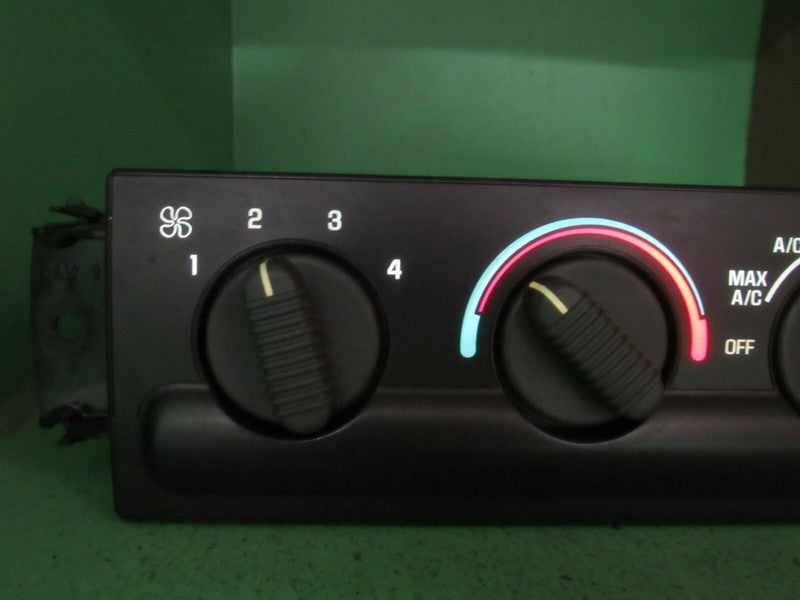 15098966 99-05 S10 BLAZER ENVOY C60 A/C MANUAL CLIMATE TEMP CONTROL RE