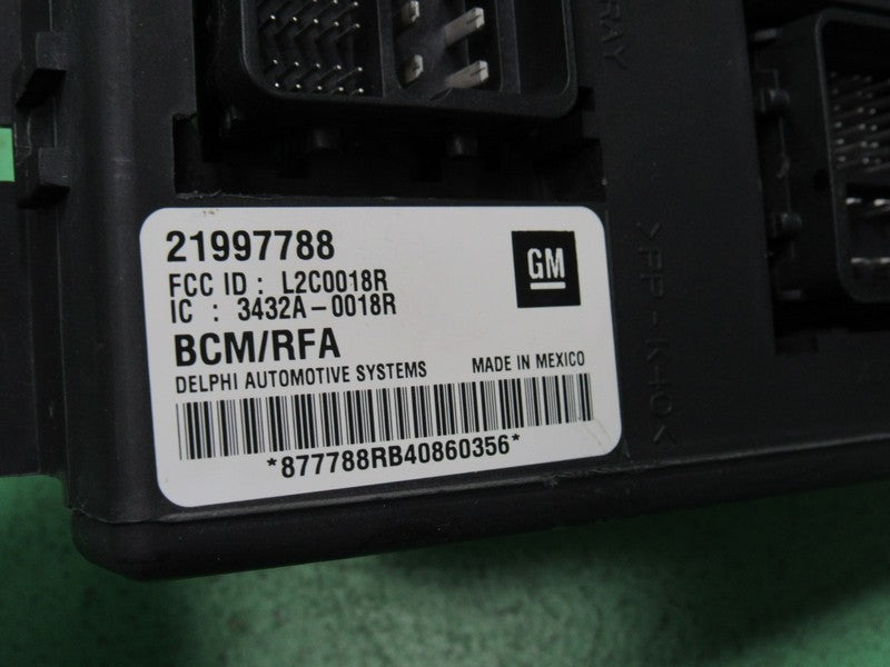 04 COLORADO CANYON BCM BODY CONTROL MODULE VIN AND MILEAGE PROGRAMMED 