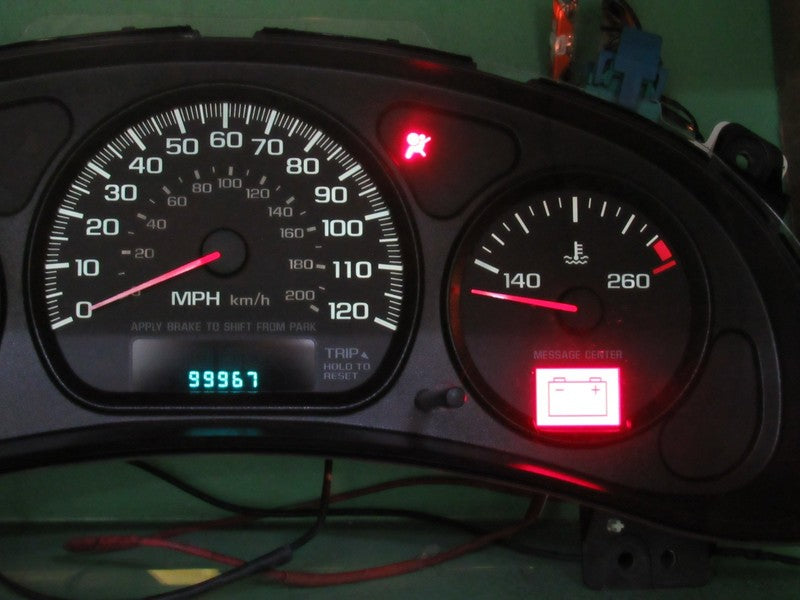 00-05 CHEVROLET IMPALA INSTRUMENT GAUGE CLUSTER SPEEDOMETER MILEAGE PR