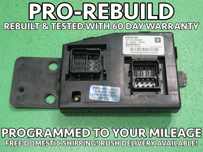 07-08 COLORADO CANYON H3 BCM BODY CONTROL MODULE VIN AND MILEAGE PROGR