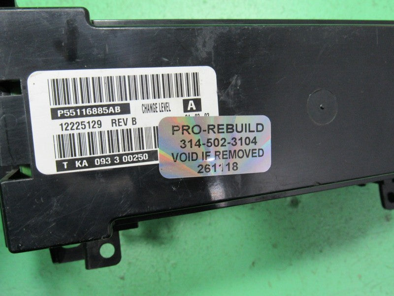 03-04 JEEP GRAND CHEROKEE A/C AUTO DIGITAL CLIMATE TEMP CONTROL REBUIL