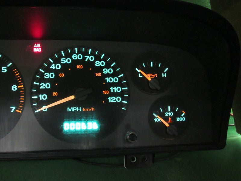 02-04 JEEP GRAND CHEROKEE WJ INSTRUMENT GAUGE CLUSTER MILEAGE PROG REB