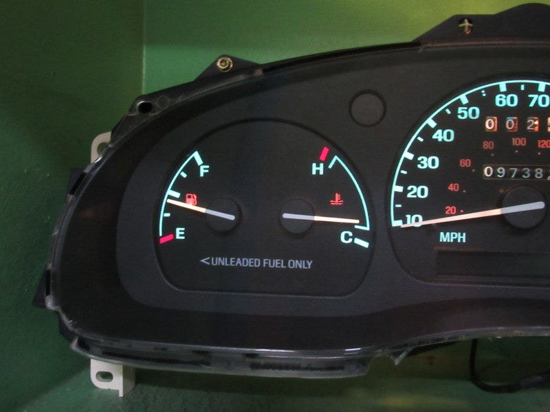 96-97 FORD RANGER INSTRUMENT GAUGE CLUSTER SPEEDOMETER 97K REBUILT 124