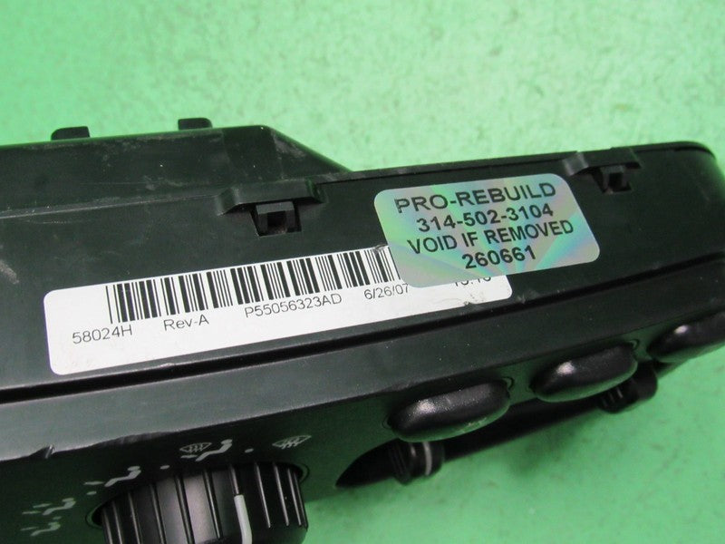 55056323AD 02-05 RAM TRUCK DUAL ZONE A/C HEATER CLIMATE TEMP CONTROL R