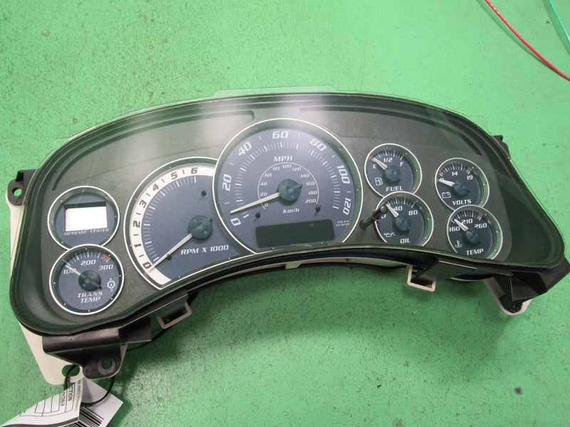 02 CADILLAC ESCALADE INSTRUMENT GAUGE CLUSTER SPEEDO MILEAGE PROG REBU