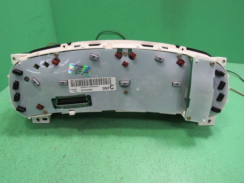 25744409 04-05 BUICK PARK AVENUE GAUGE CLUSTER INSTRUMENT SPEEDOMETER 