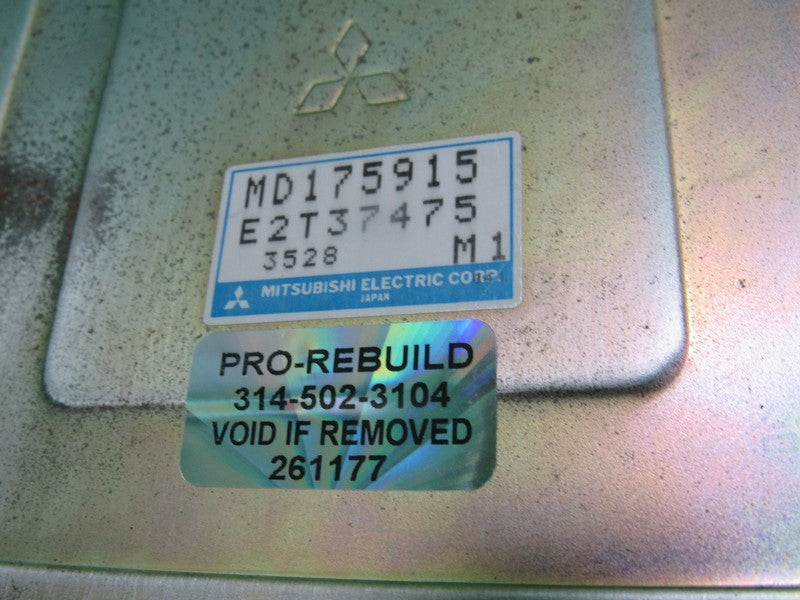 MD175915 92-94 MONTERO 3.0L PCM ECU ECM ENGINE COMPUTER MODULE REBUILT