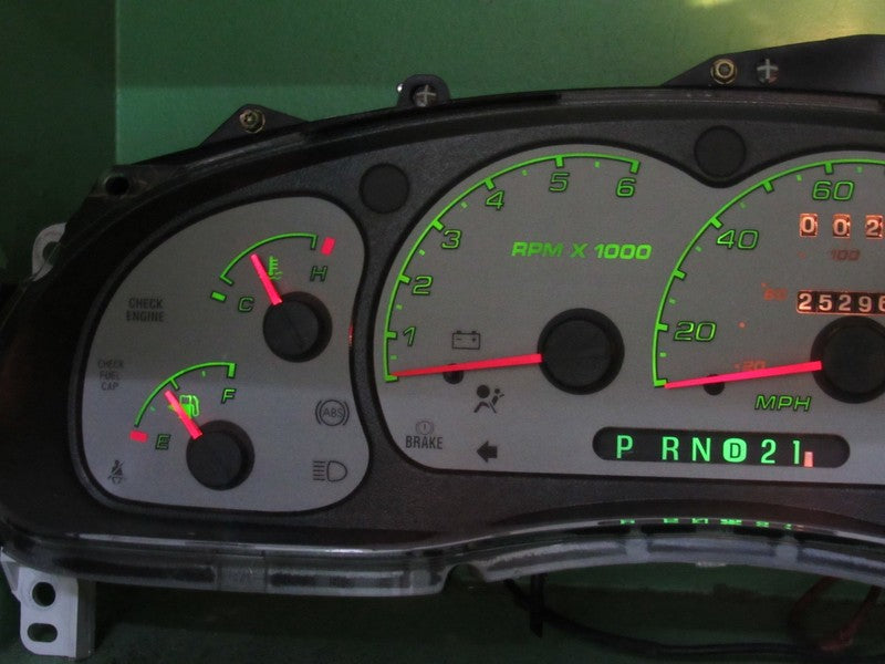 03 RANGER GRAY FACE INSTRUMENT GAUGE CLUSTER SPEEDOMETER TACH 252K REB