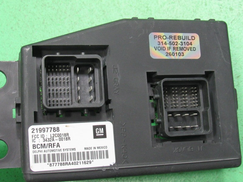 04 COLORADO CANYON BCM BODY CONTROL MODULE VIN AND MILEAGE PROGRAMMED 