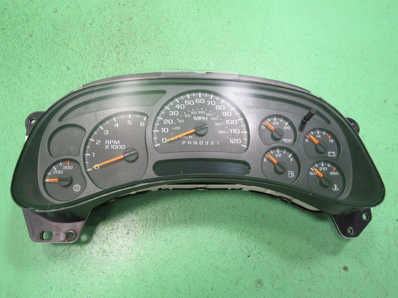 06-07 SILVERADO SIERRA INSTRUMENT GAUGE CLUSTER SPEEDO MILEAGE PROG RE