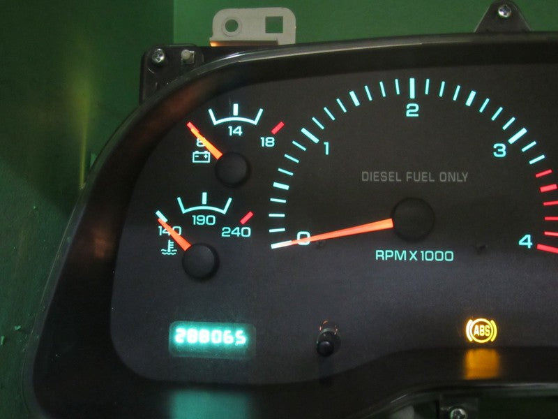 02 DODGE RAM CUMMINS DIESEL INSTRUMENT GAUGE CLUSTER SPEEDO TACH 288K 