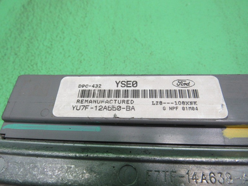 YSE0 EXCURSION 7.3 DIESEL ECU ECM PCM ENGINE COMPUTER YU7F-12A650-BA R