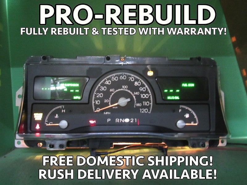 05 LINCOLN TOWNCAR DIGITAL INSTRUMENT GAUGE CLUSTER SPEEDO 236k TESTED