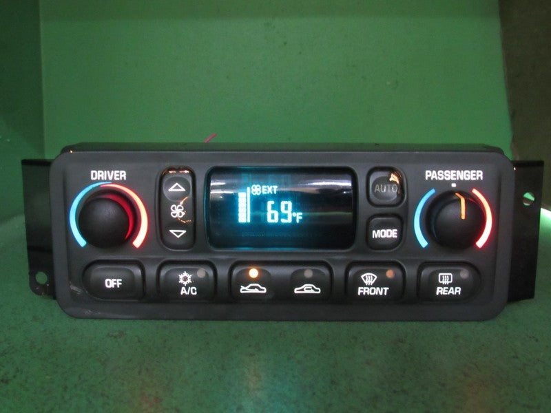 16254311 98-99 CORVETTE C5 AC DIGITAL CLIMATE TEMP HEATER CONTROL REBU