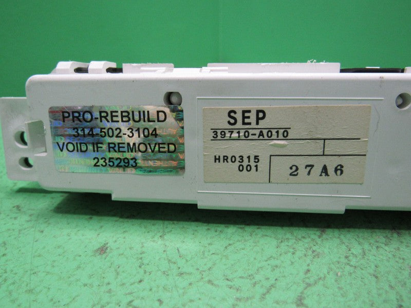 04-08 ACURA TL BASE DIGITAL CLOCK CENTER DASH DISPLAY 39710-SEP-A01 RE
