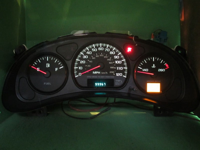 00-05 CHEVROLET IMPALA INSTRUMENT GAUGE CLUSTER SPEEDOMETER MILEAGE PR