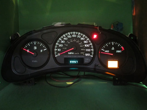00-05 CHEVROLET IMPALA INSTRUMENT GAUGE CLUSTER SPEEDOMETER MILEAGE PR