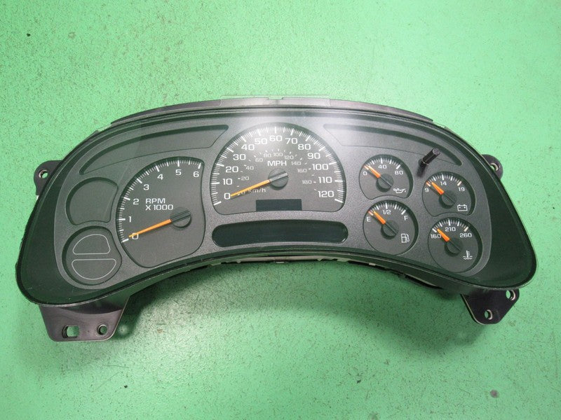 03-05 SILVERADO SIERRA TAHOE INSTRUMENT GAUGE CLUSTER MILEAGE PROG REB
