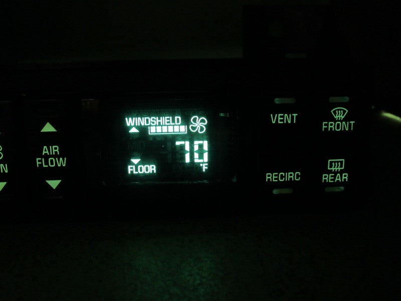 16214484 95-99 LESABRE 95-96 PARK AVE AC DIGITAL CLIMATE TEMP CONTROL 